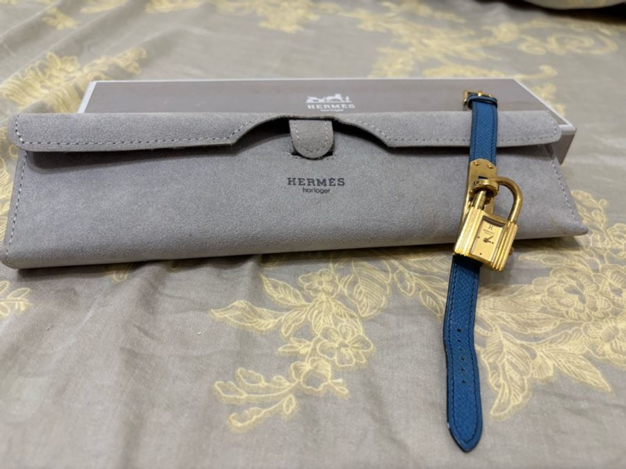 降價出清~HERMÈS Kelly 系列經典鎖頭錶 愛馬仕鎖頭錶-13