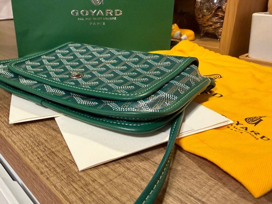 Goyard 信封包—綠色-2