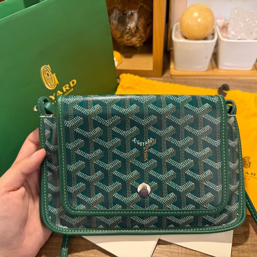 Goyard 信封包—綠色-6