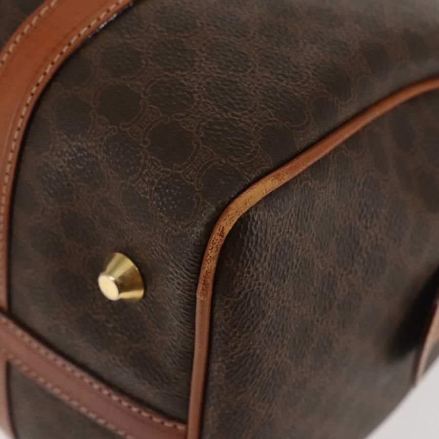 【日本直送】CELINE Macadam帆布波士頓包 PVC棕色金色 正品 SW1520-13
