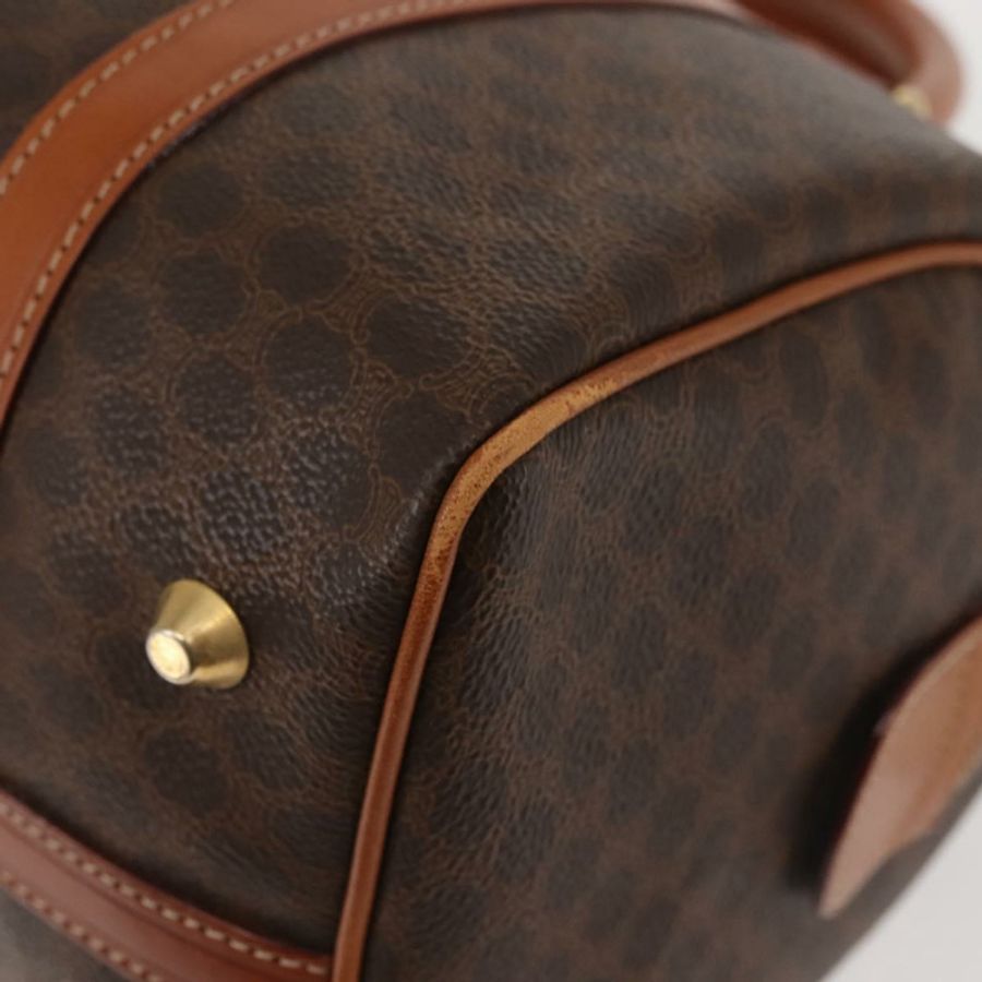【日本直送】CELINE Macadam帆布波士頓包 PVC棕色金色 正品 SW1520-15