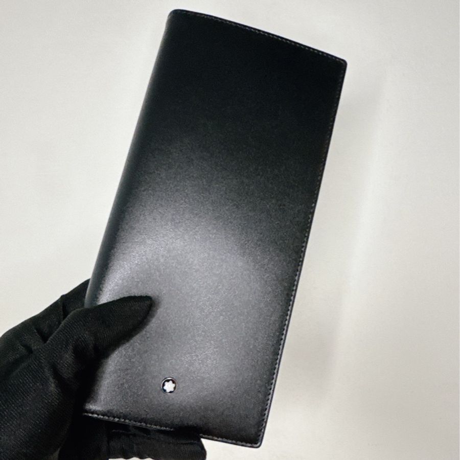 MONTBLANC萬寶龍 大班系列平滑牛皮14卡對開長夾-1