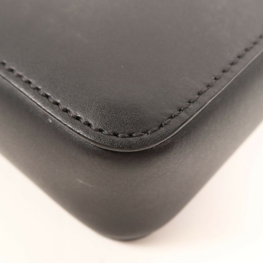 Valentino 【激減優惠】牛皮皮革Shoulder Bag銀扣肩背袋-5