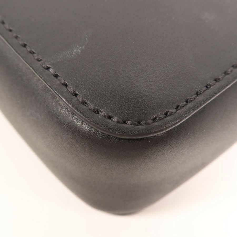 Valentino 【激減優惠】牛皮皮革Shoulder Bag銀扣肩背袋-6