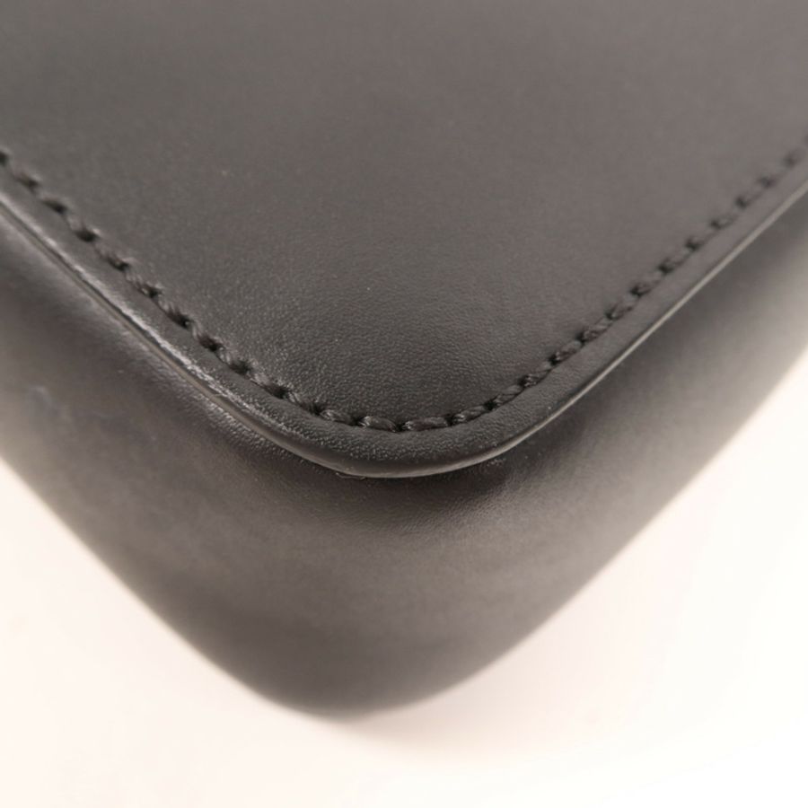 Valentino 【激減優惠】牛皮皮革Shoulder Bag銀扣肩背袋-7