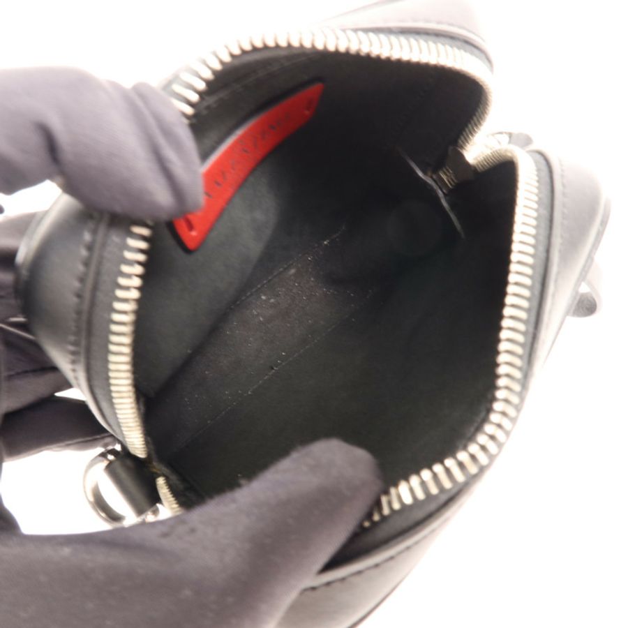 Valentino 【激減優惠】牛皮皮革Shoulder Bag銀扣肩背袋-9