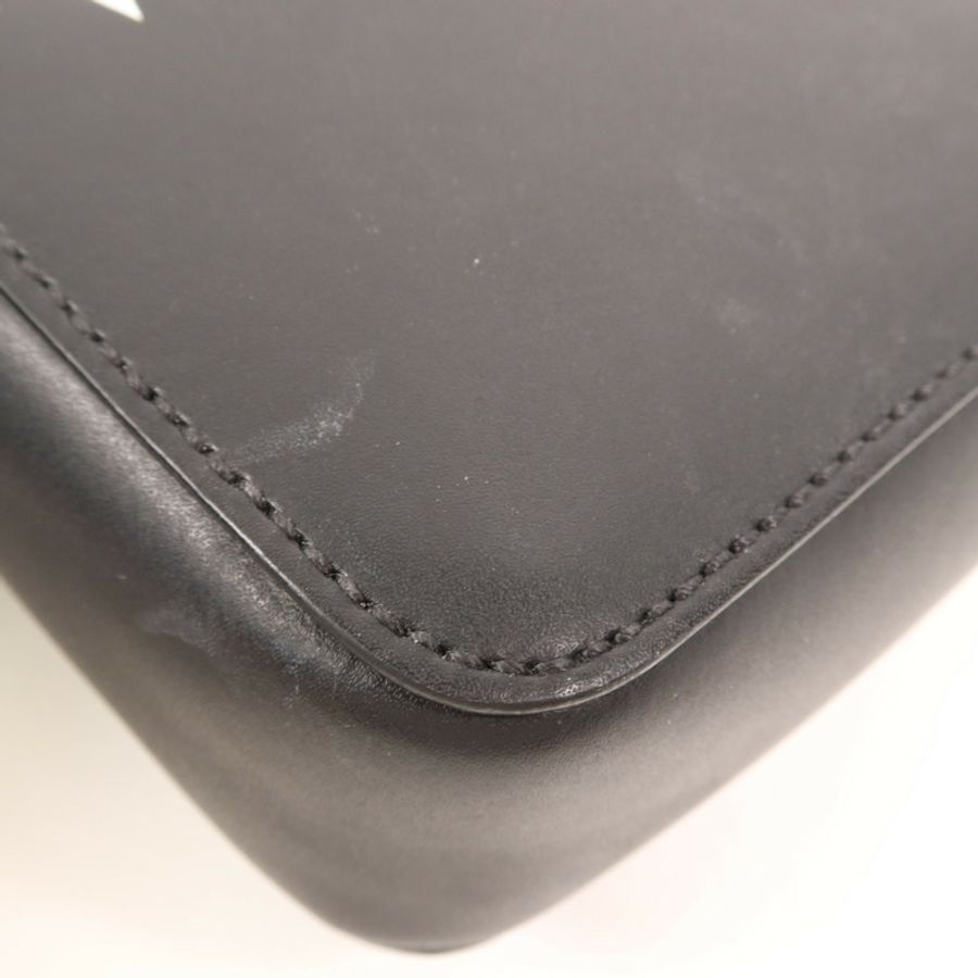 Valentino 【激減優惠】牛皮皮革Shoulder Bag銀扣肩背袋-11
