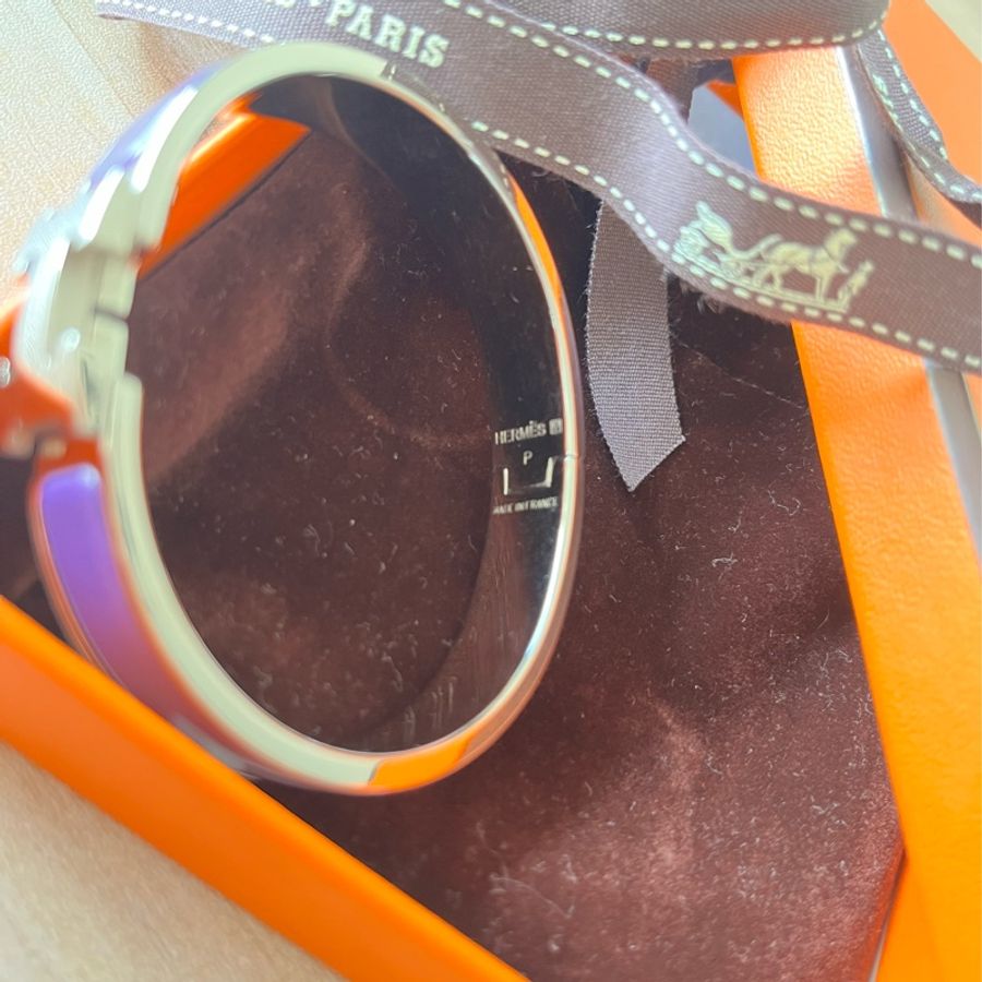 Hermès Clic H琺瑯手環-1
