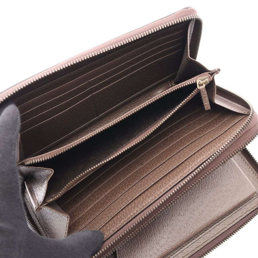 GUCCI Ophidia 旅行包 GG Supreme Around 長版皮夾 75161096IWT8745 皮革-3