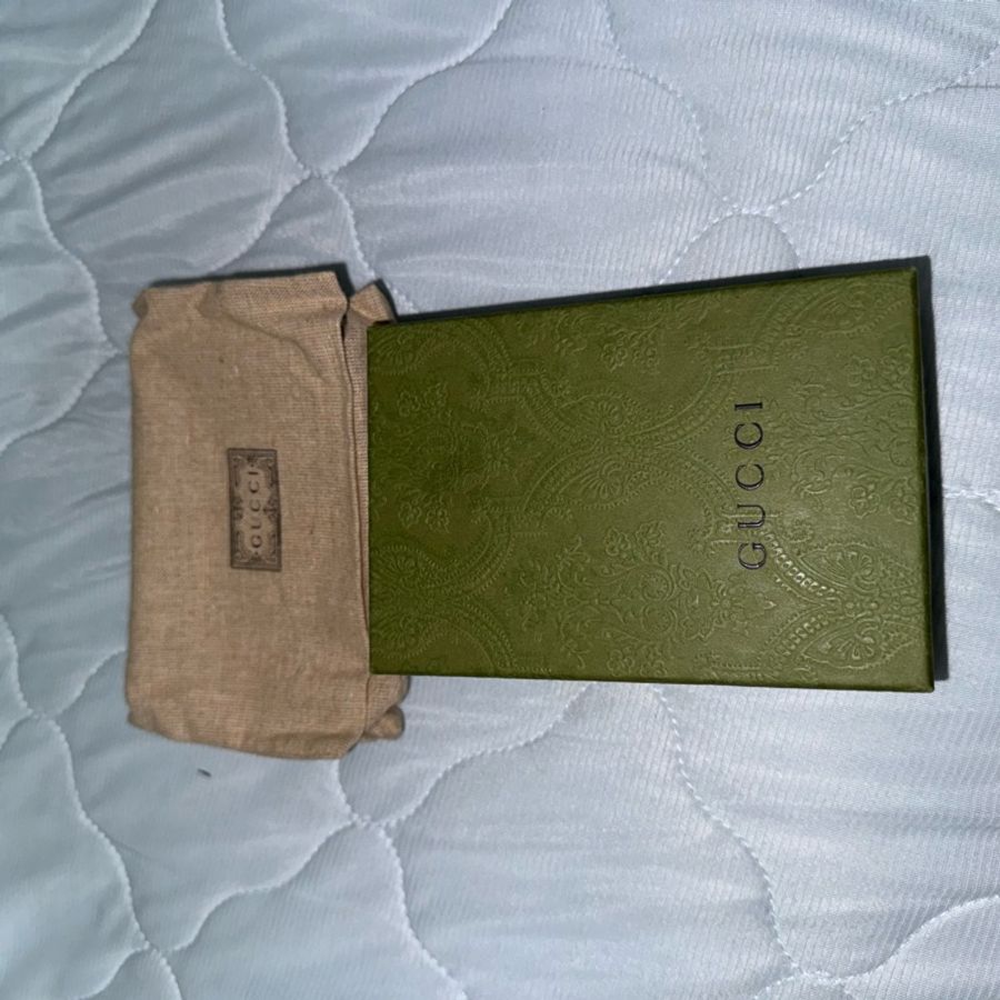 Gucci 經典GG Logo Marmont短夾-12