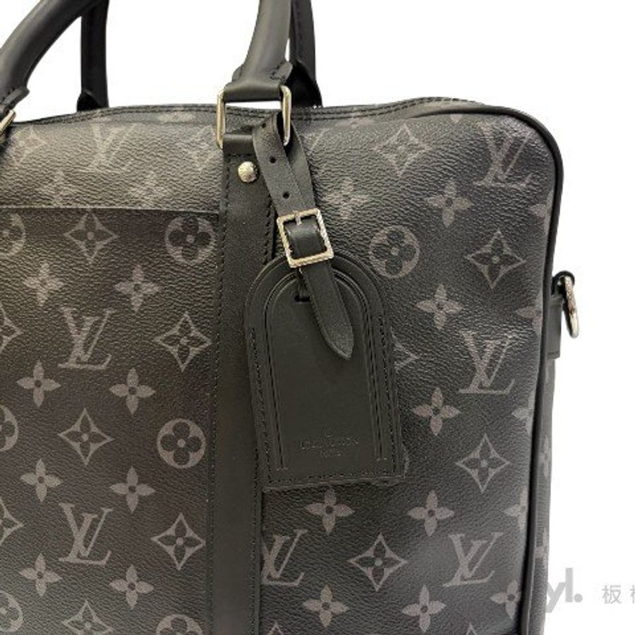 LV Porte-Documents Voyage PM黑原花公事包M46457-6