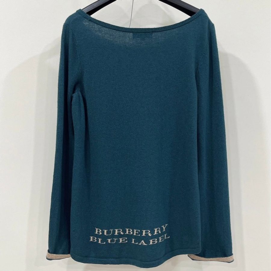 Burberry 藍標 字母羊絨混羊毛戰馬上衣-1