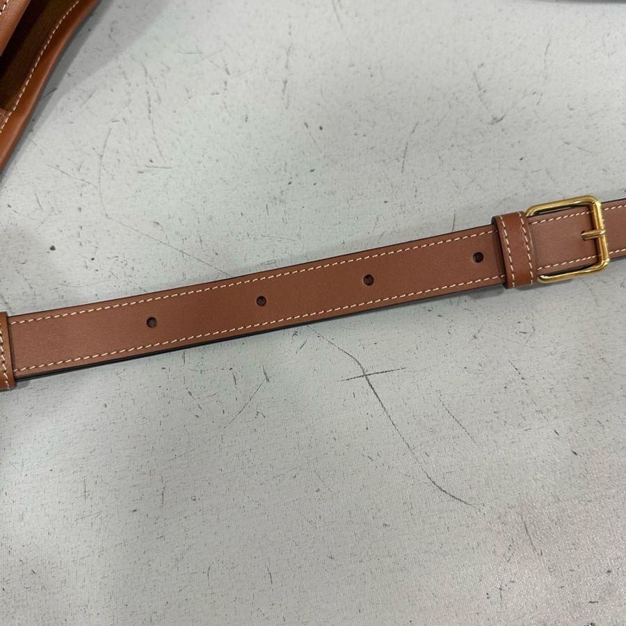 Celine 191442 老花凱旋門金釦水桶包TRIOMPHE BUCKET-35