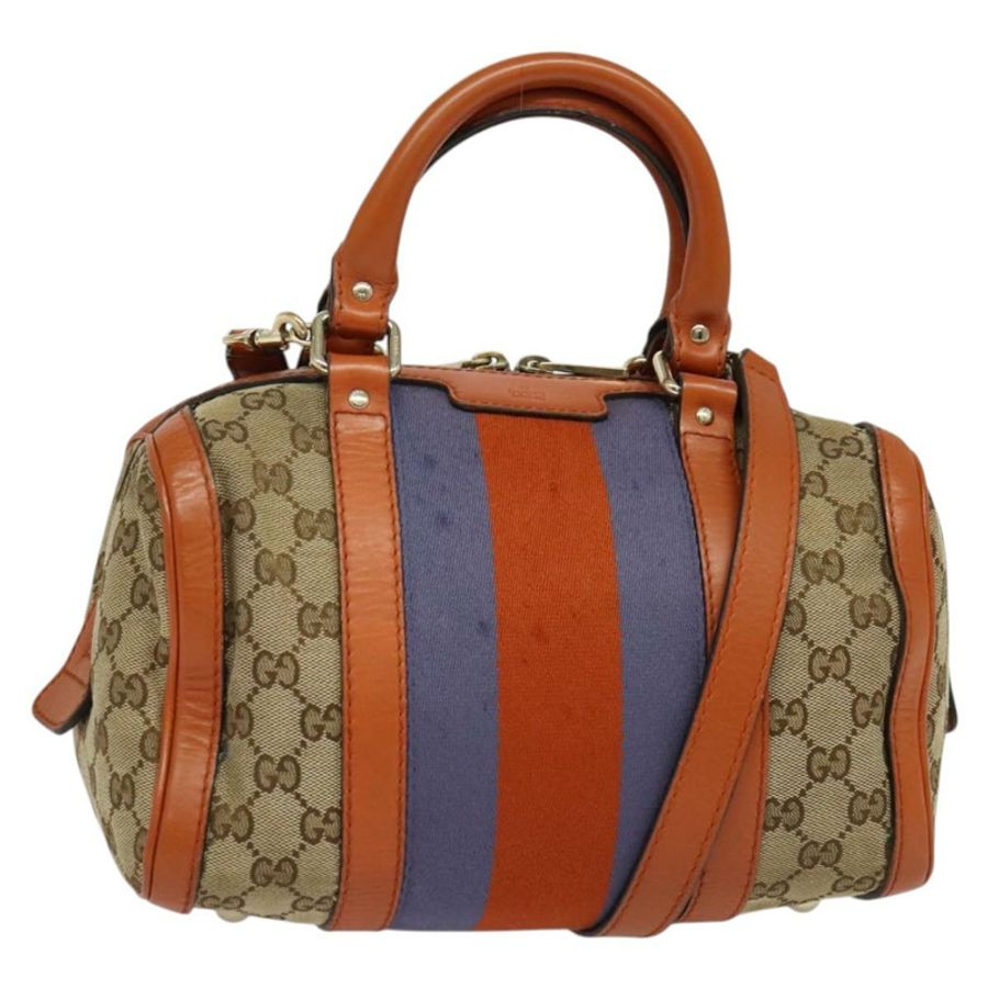 【日本直送】GUCCI GG帆布手提包 兩用 米色/金色 269876 正品 141858-0