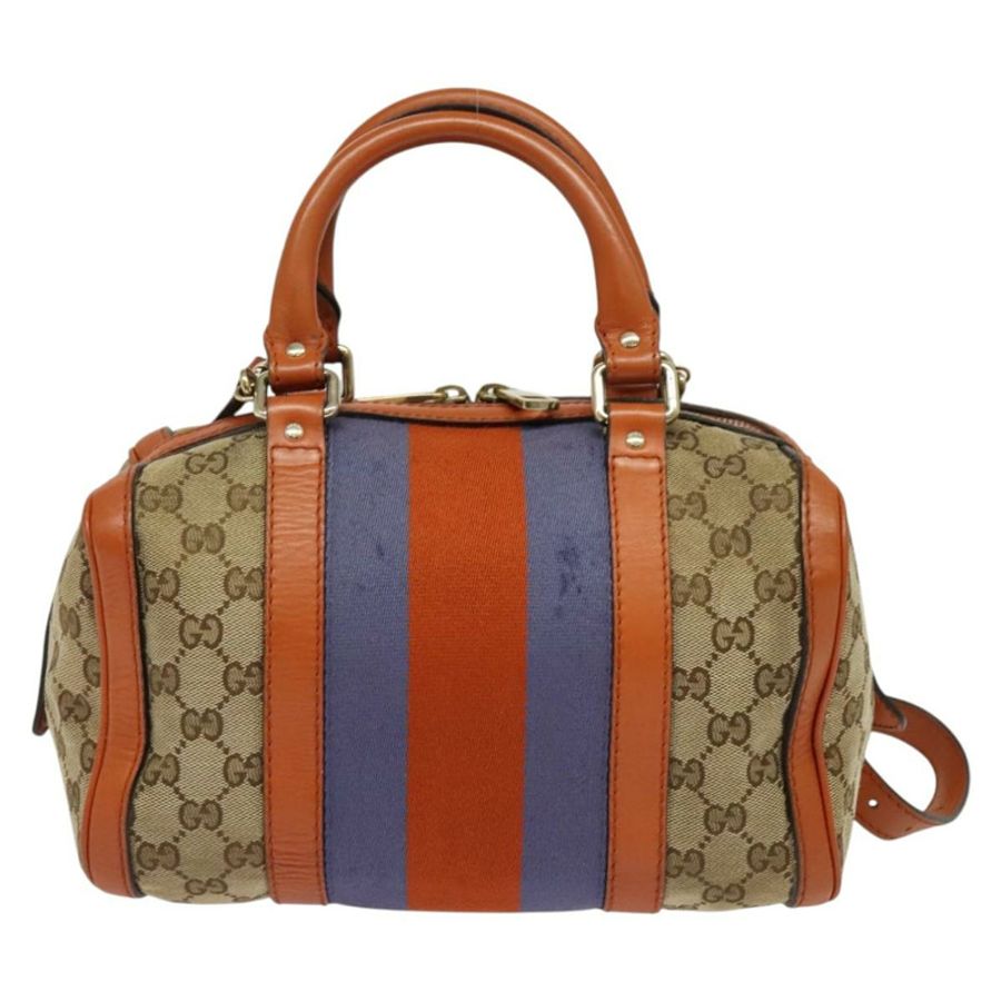【日本直送】GUCCI GG帆布手提包 兩用 米色/金色 269876 正品 141858-1