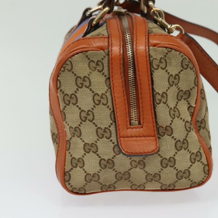 【日本直送】GUCCI GG帆布手提包 兩用 米色/金色 269876 正品 141858-2