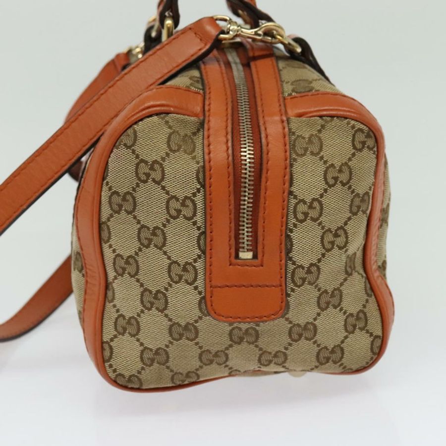 【日本直送】GUCCI GG帆布手提包 兩用 米色/金色 269876 正品 141858-3