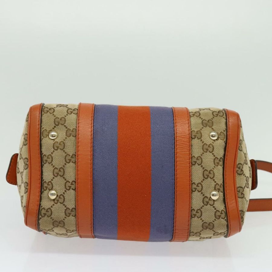 【日本直送】GUCCI GG帆布手提包 兩用 米色/金色 269876 正品 141858-4
