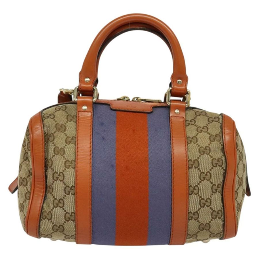 【日本直送】GUCCI GG帆布手提包 兩用 米色/金色 269876 正品 141858-12