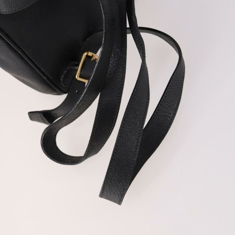 【日本直送】GUCCI 竹編雙肩包 絨面革 黑色 金色 003 2058 0030 正品 ep10853-7