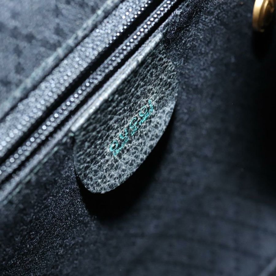 【日本直送】GUCCI 竹編雙肩包 絨面革 黑色 金色 003 2058 0030 正品 ep10853-20