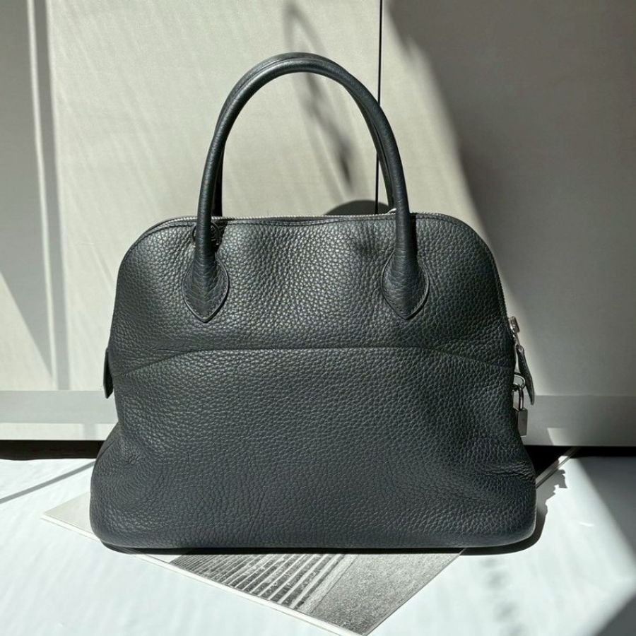 Hermes 銀釦黑皮bolide 31-1