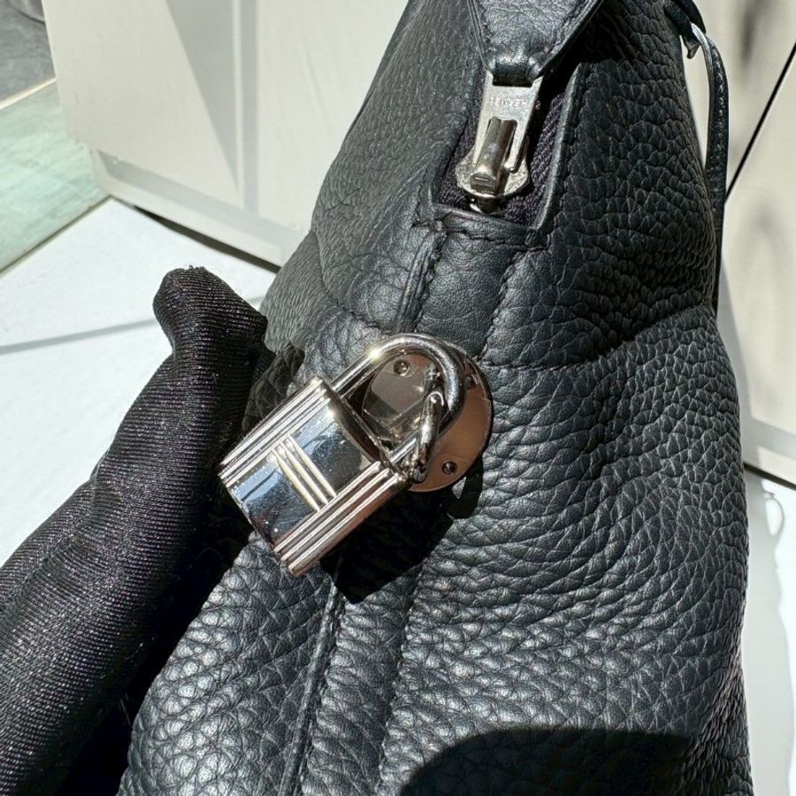 Hermes 銀釦黑皮bolide 31-7