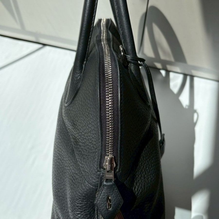 Hermes 銀釦黑皮bolide 31-14