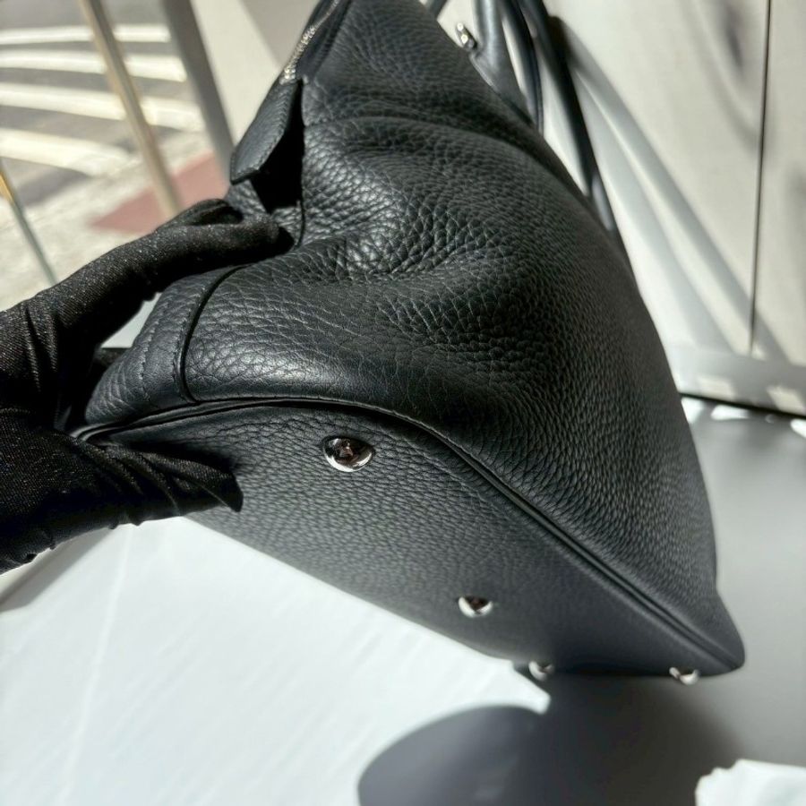 Hermes 銀釦黑皮bolide 31-18