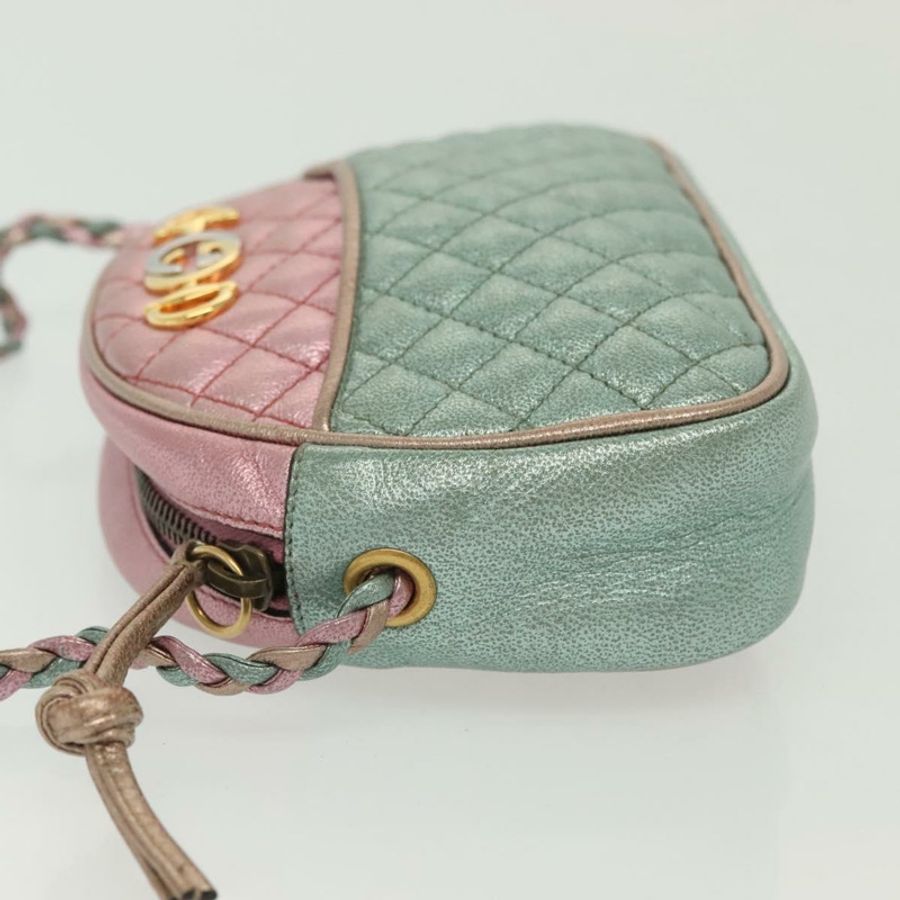 【日本直送】GUCCI Zumi 單肩包 皮革 多色 金色 正品 142011-3