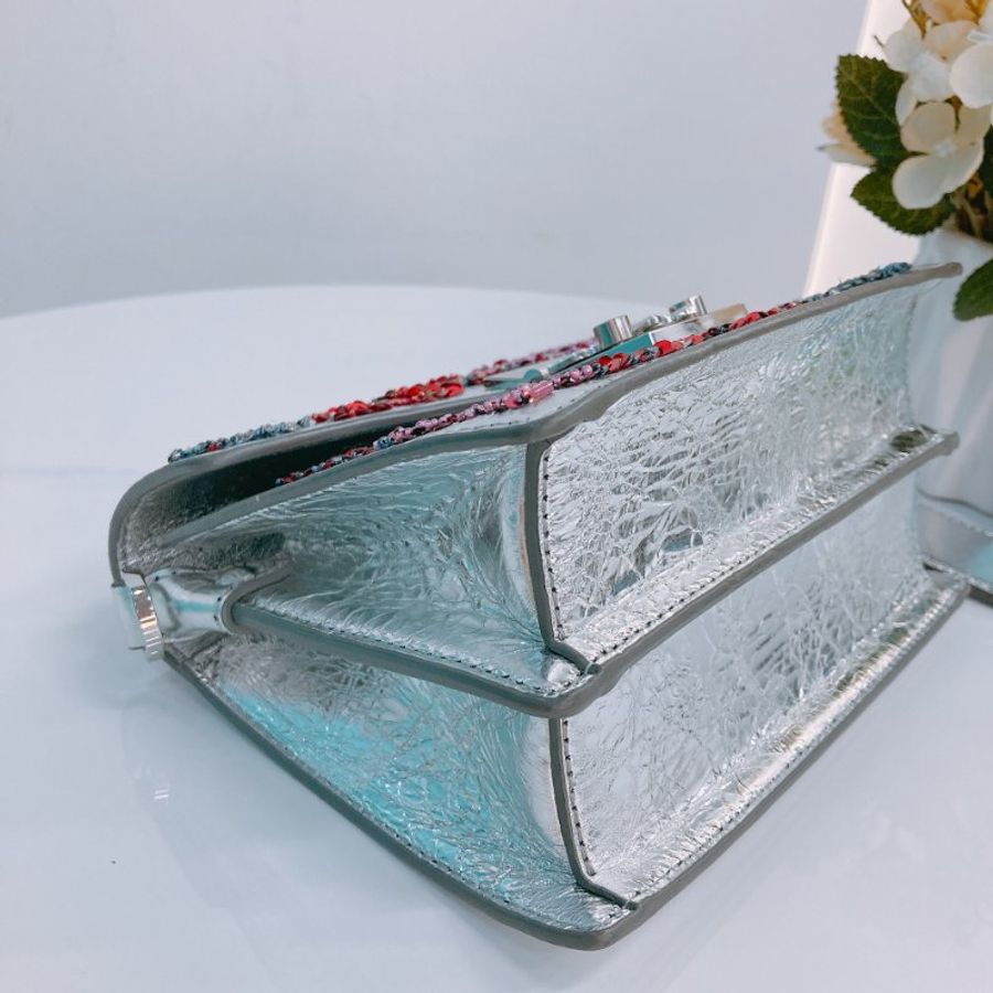 MS0335 MCM 珠片翻蓋式肩帶包包 Patricia Sequins Shoulder Bag-5