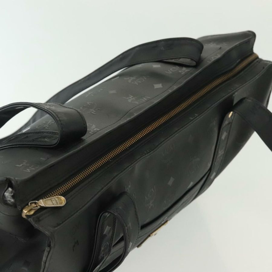 【日本直送】MCM Vicetos Logoogram 肩背包 PVC 皮革 黑色 金色 正品 141816-5