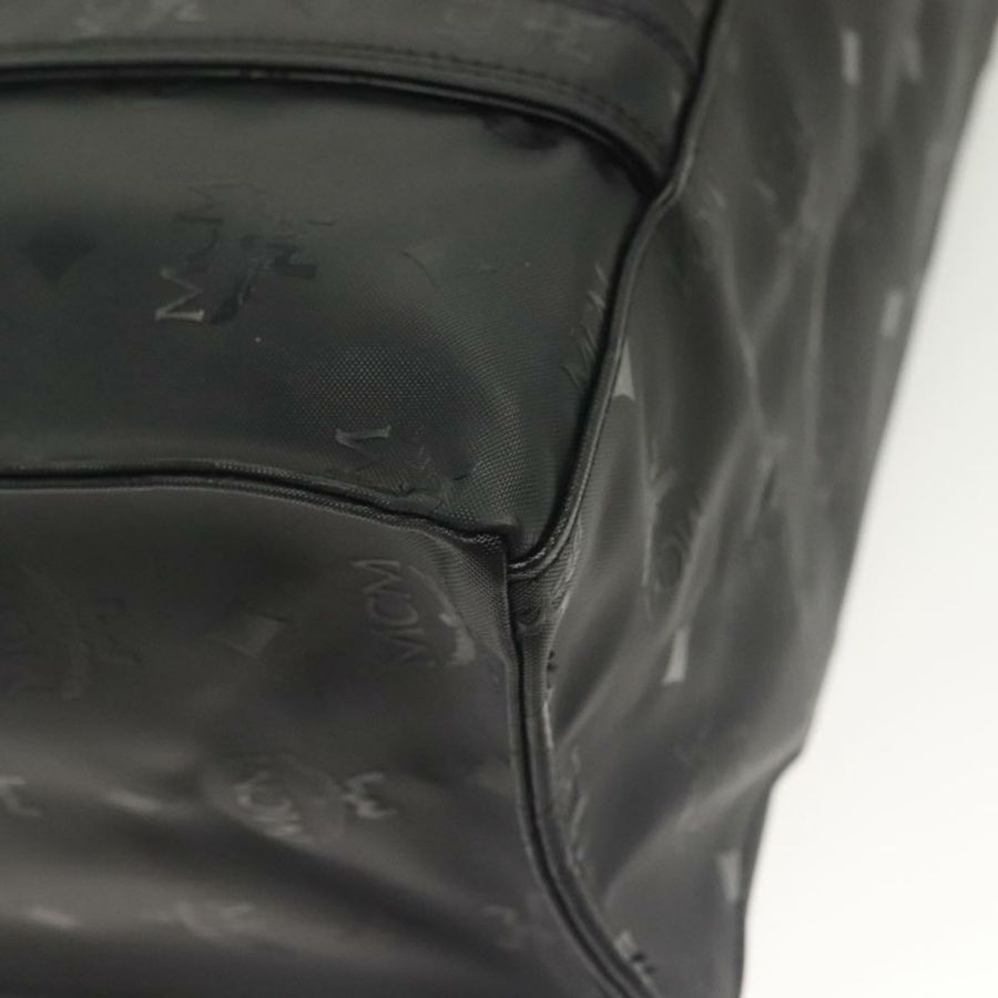 【日本直送】MCM Vicetos Logoogram 肩背包 PVC 皮革 黑色 金色 正品 141816-14
