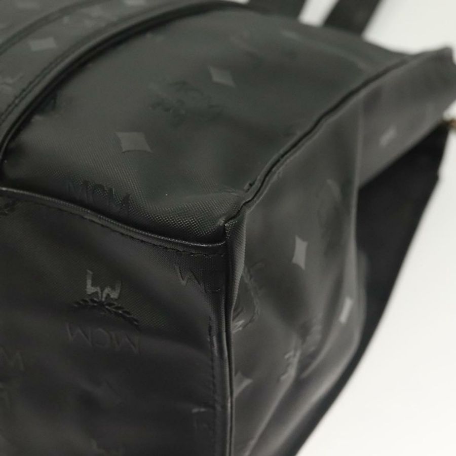 【日本直送】MCM Vicetos Logoogram 肩背包 PVC 皮革 黑色 金色 正品 141816-15