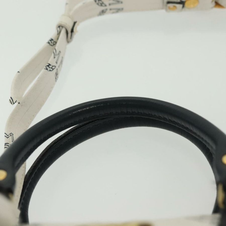 【日本直送】MCM Logoogram Vicetos 迷你手提包 PVC 兩用 白色 金色 正品 141704-7