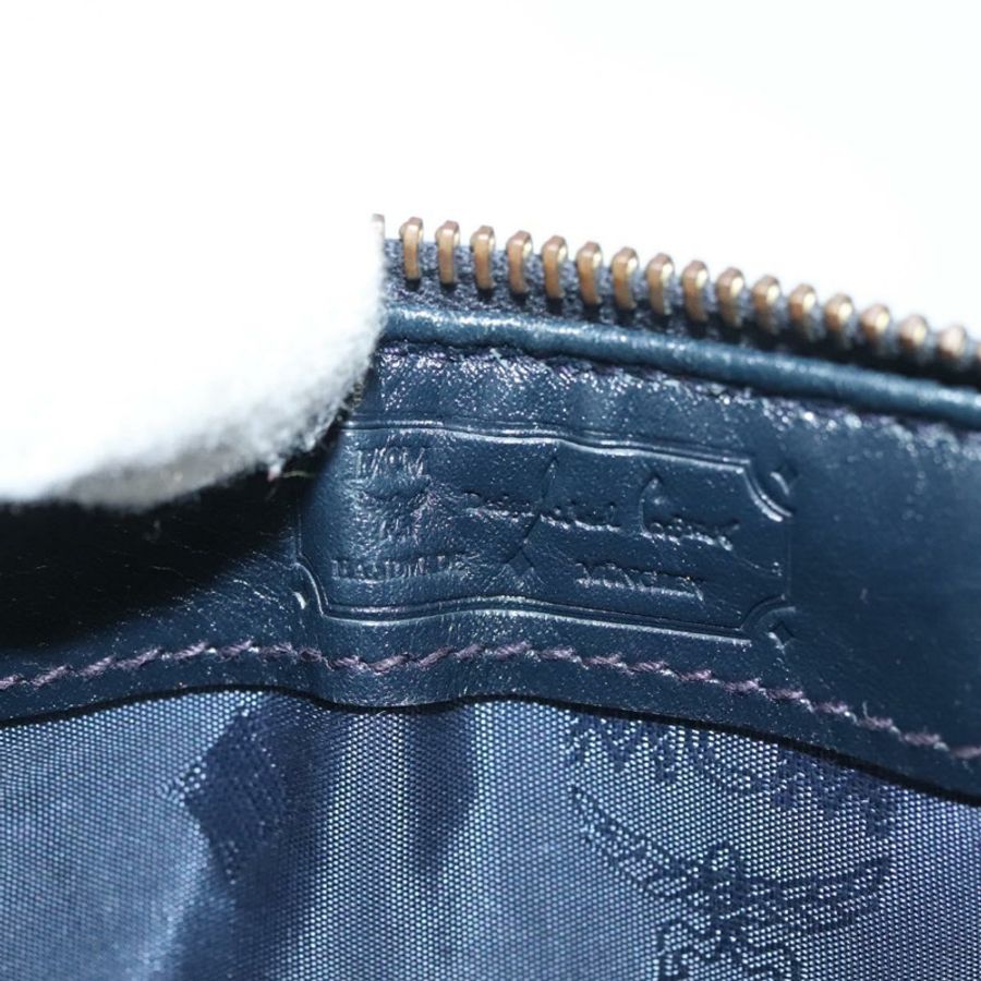 【日本直送】MCM Logoogram Vicetos 迷你手提包 PVC 兩用 白色 金色 正品 141704-18