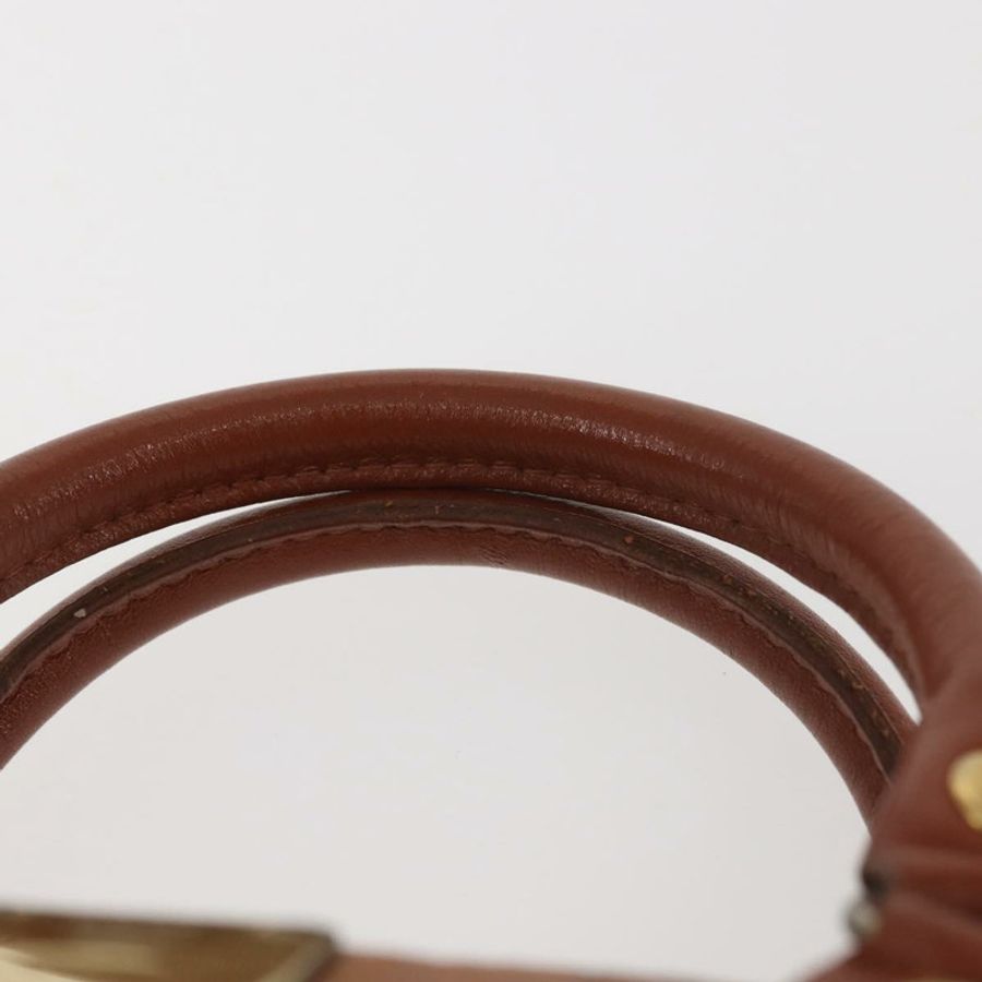 【日本直送】MCM Logoogram Vicetos 手提包 PVC 皮革 棕色 金色 正品 BA6026-7