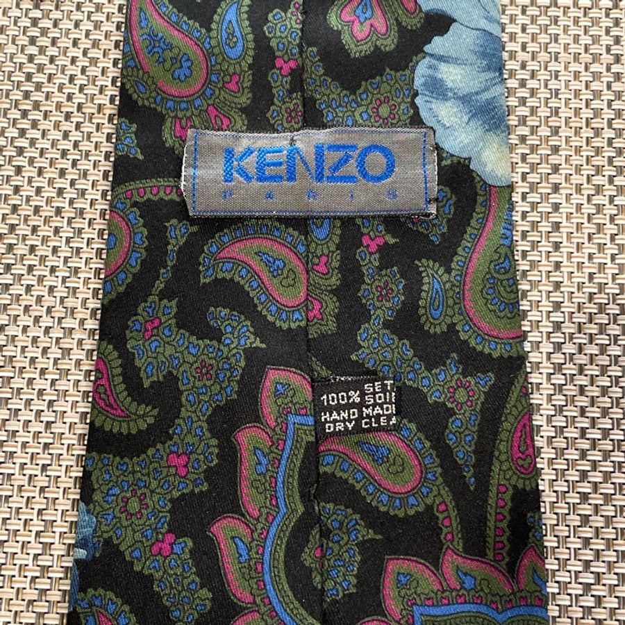 Kenzo 變形蟲 經典花朵印花 領帶-6