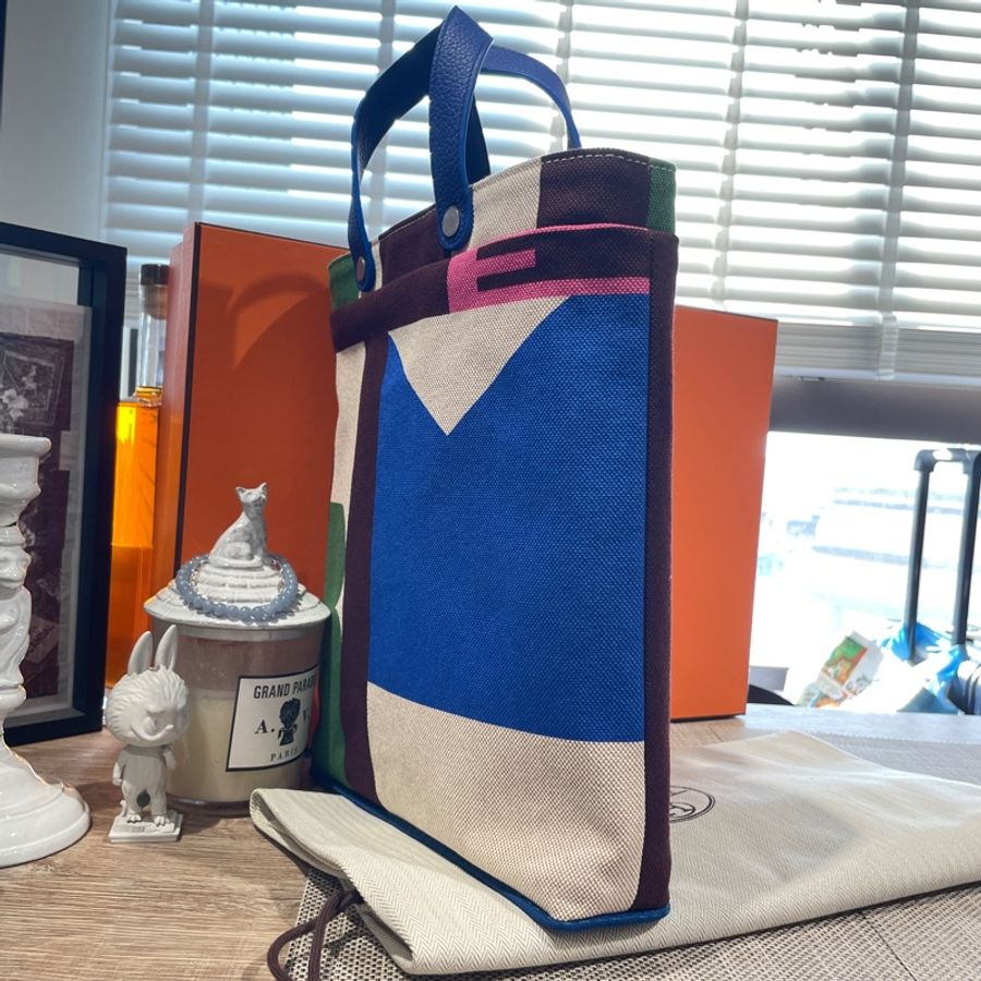 Hermes petit h工坊系列 限量 印花 手提包-1