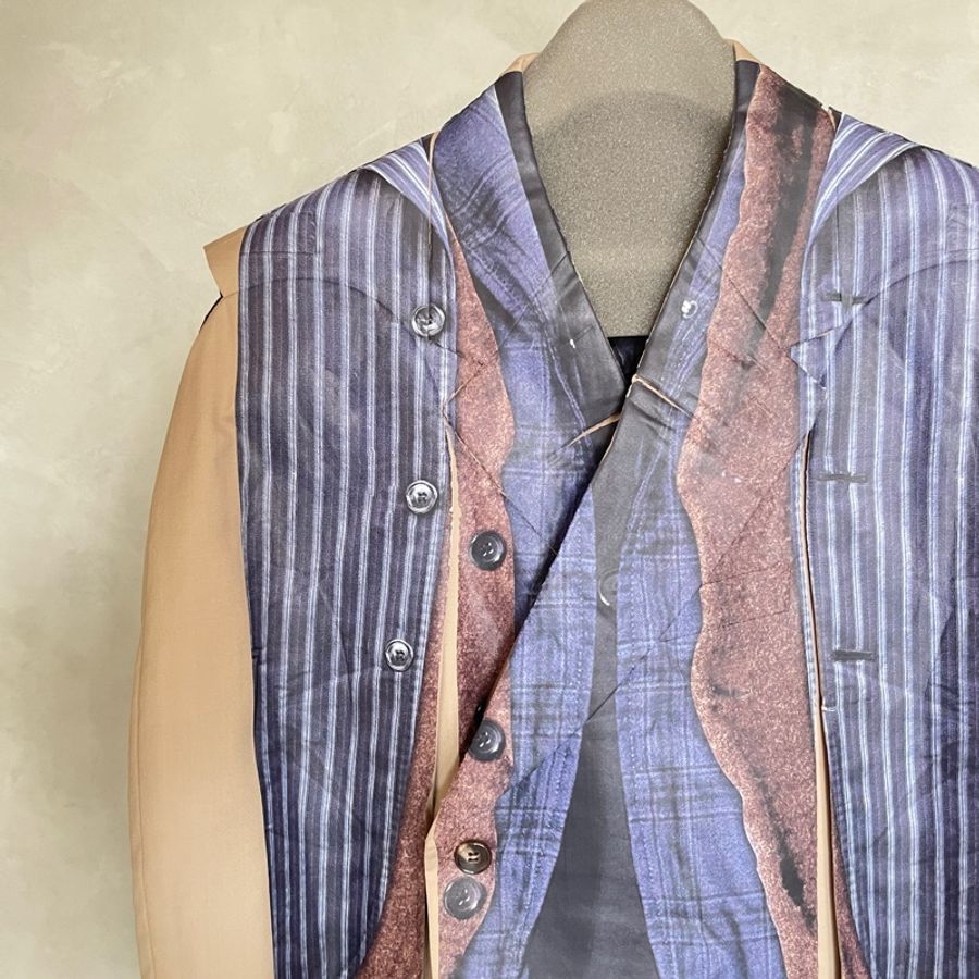 COMME des Garçons Homme Plus印花 大衣 外套-1