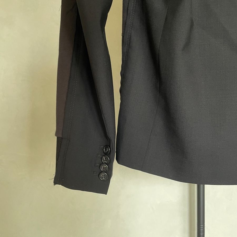 Maison Margiela 拼接 西裝 衛衣 黑-4