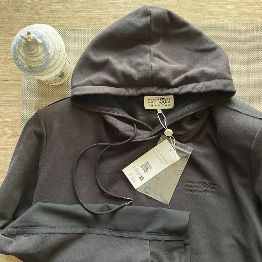 Maison Margiela 拼接 西裝 衛衣 黑-9