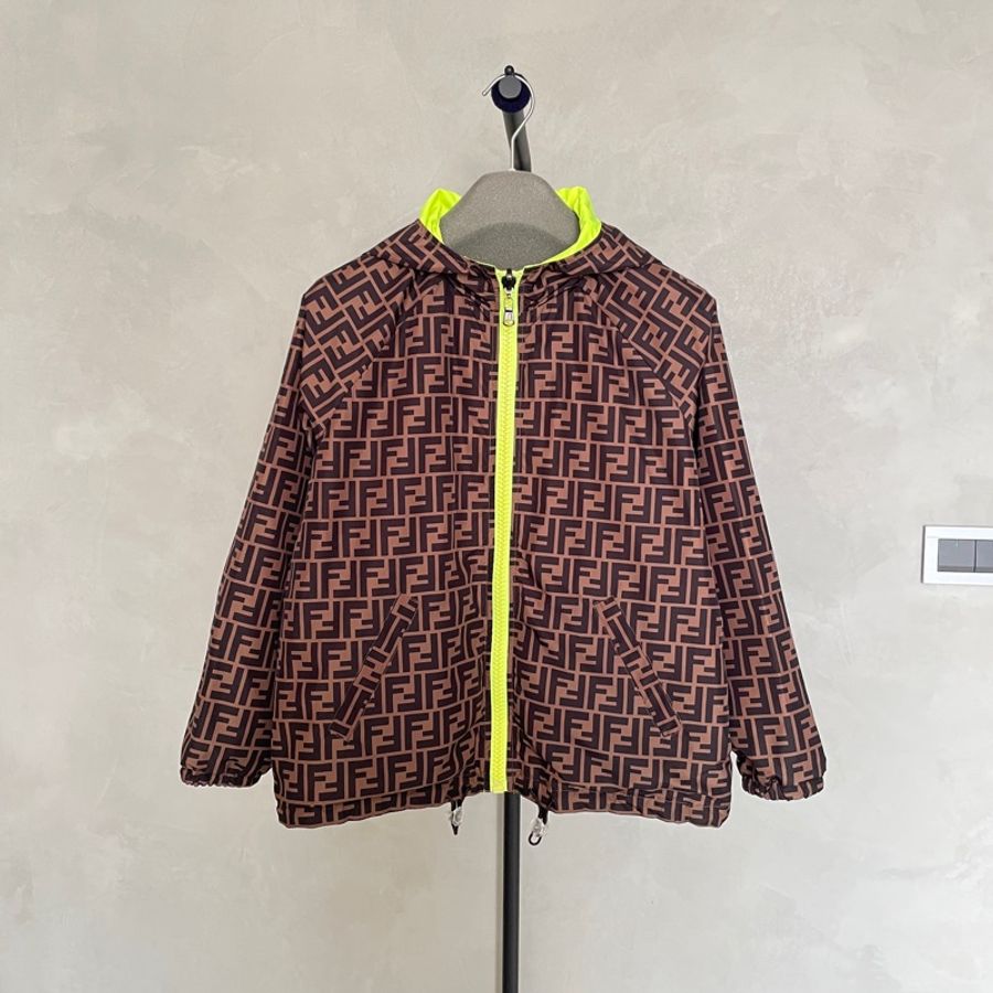 FENDI 童裝 雙面風衣 老花-0