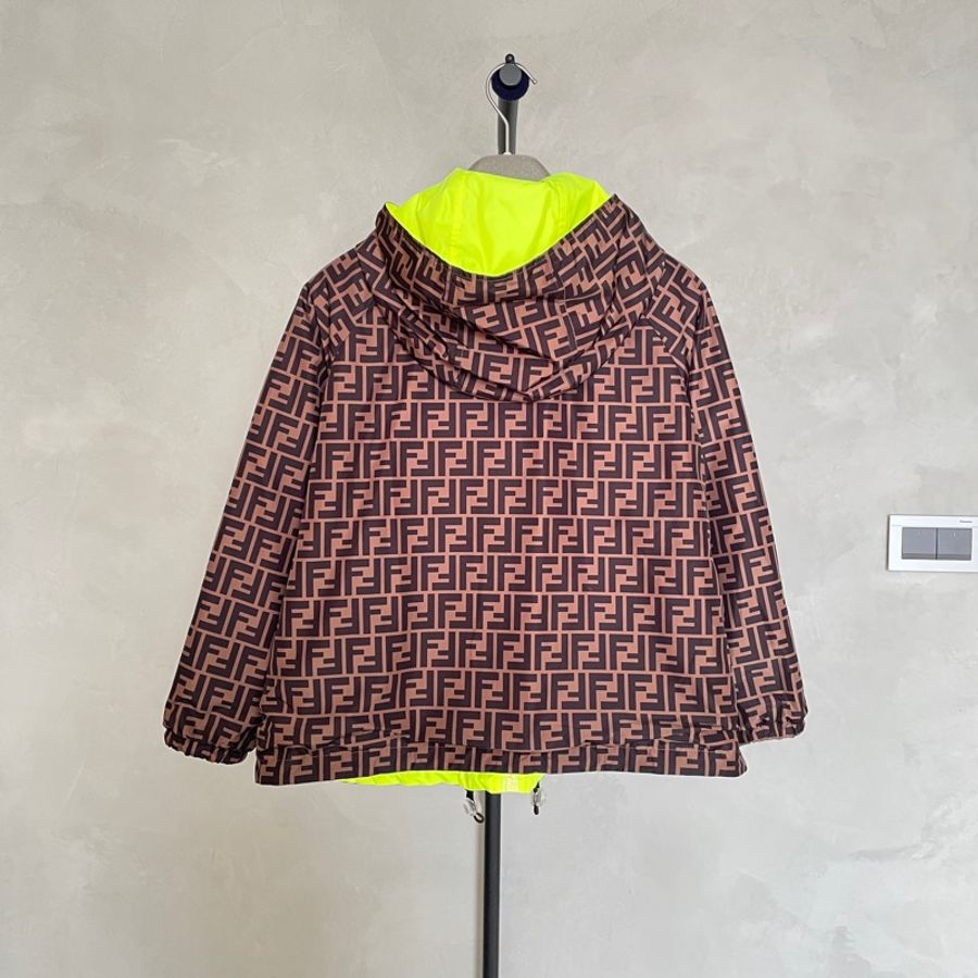 FENDI 童裝 雙面風衣 老花-2