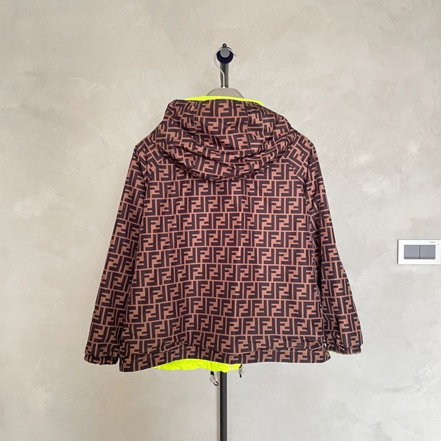 FENDI 童裝 雙面風衣 老花-3