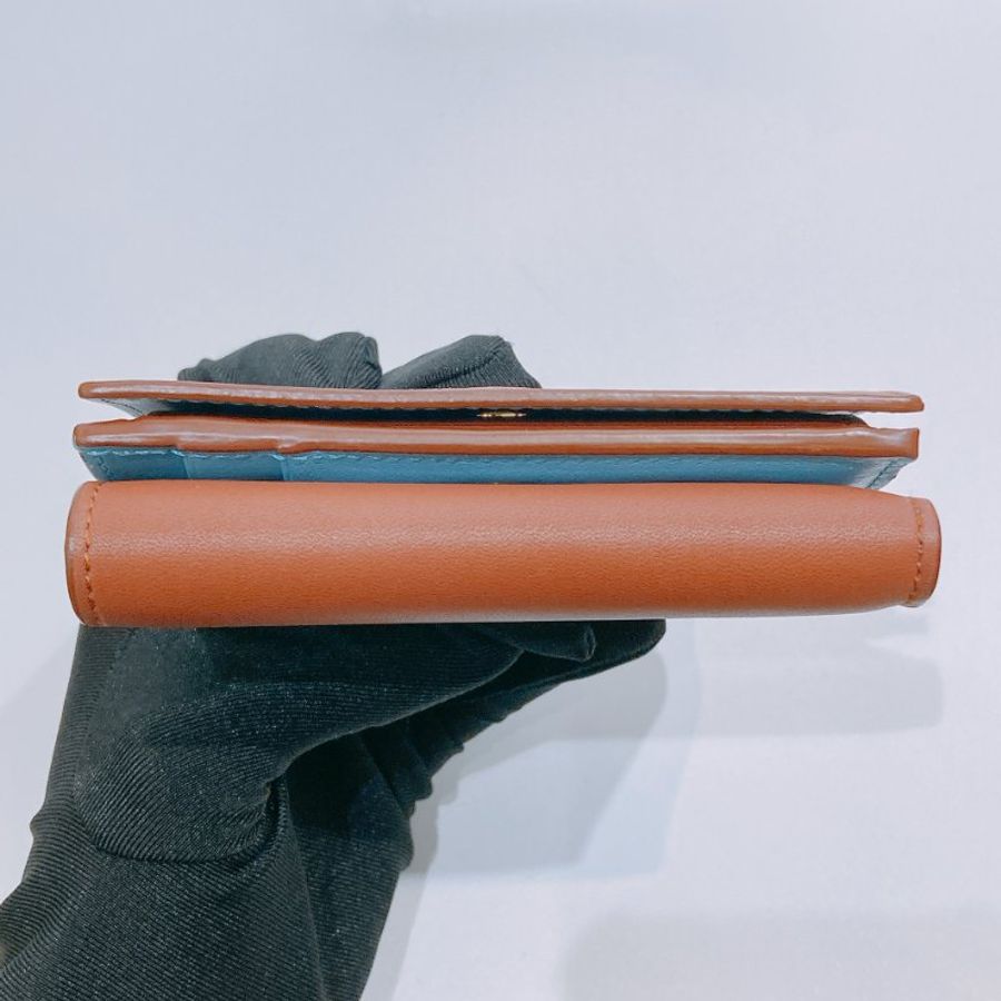 TW4471 Loewe 羅意威&宮崎駿聯名 短款錢包 小狗茵茵圖案Howl's Heen Trifold Wallet-5