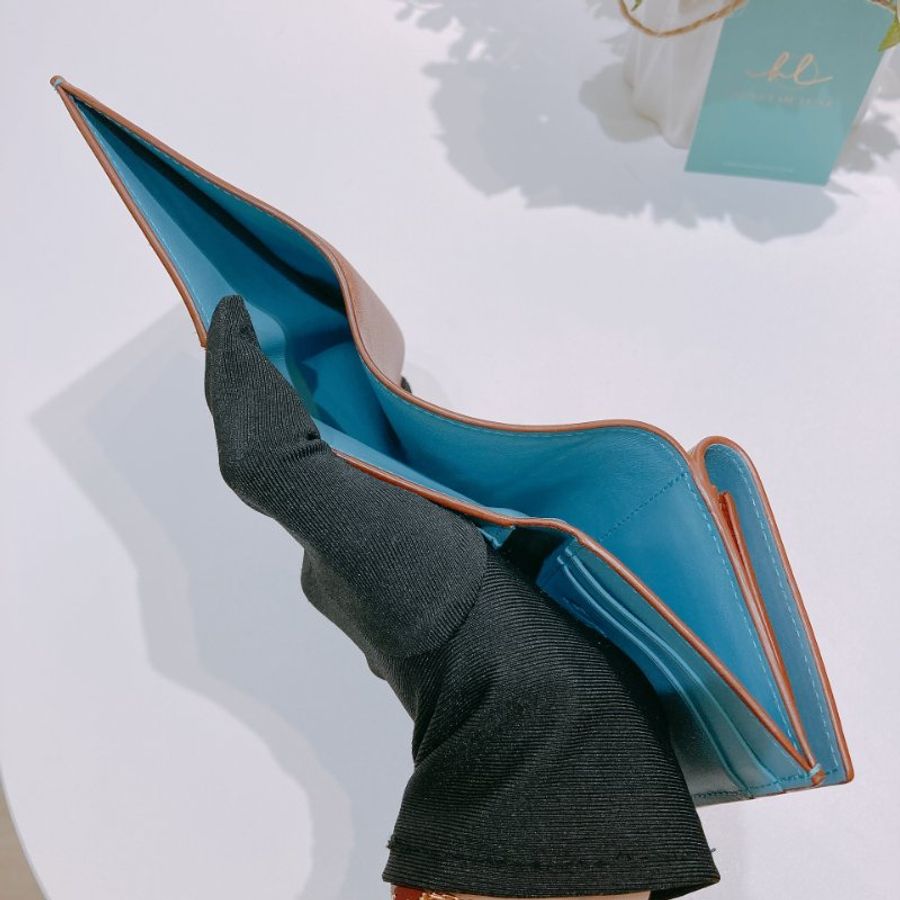 TW4471 Loewe 羅意威&宮崎駿聯名 短款錢包 小狗茵茵圖案Howl's Heen Trifold Wallet-9