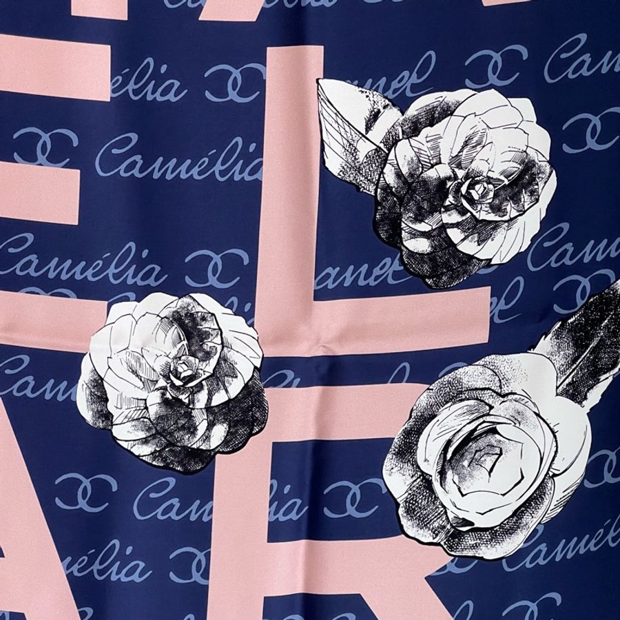 CHANEL 巴黎玫瑰大方巾-4