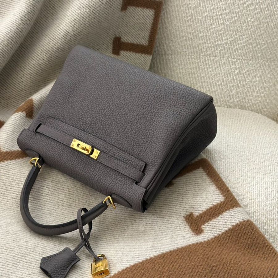 HERMES Kelly 25 - 錫器灰金 Z-2