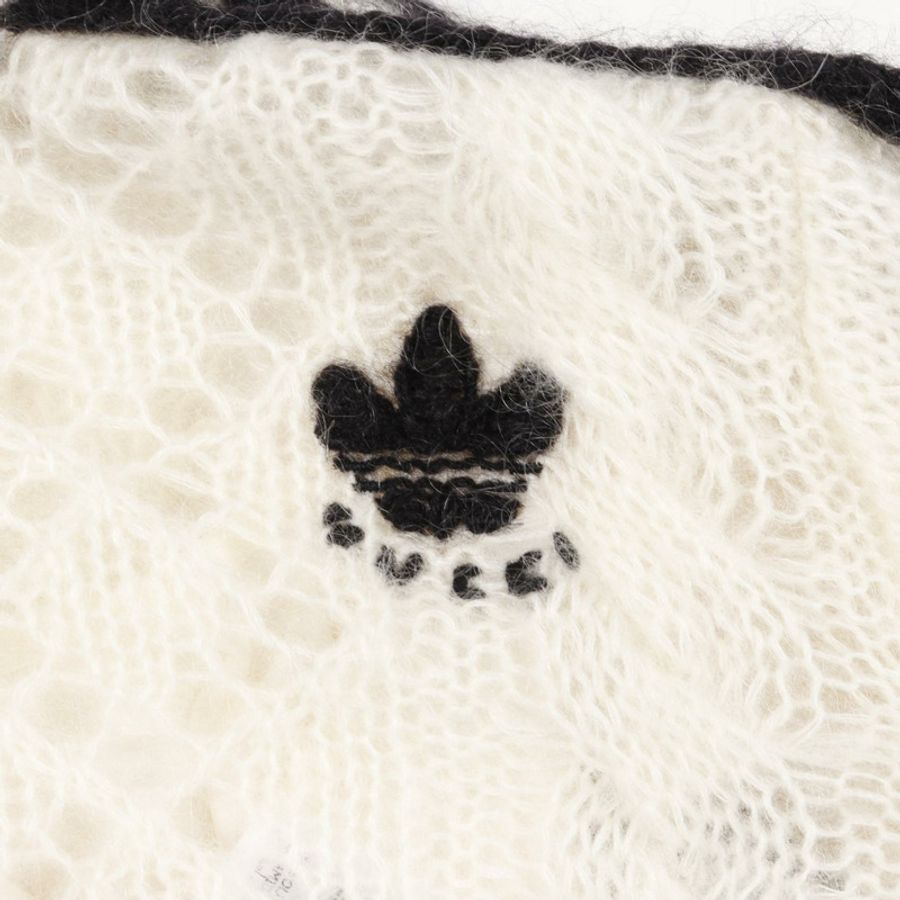 GUCCI × Adidas 針織羊毛/尼龍混紡米色/黑色 XS 碼 二手女款-4